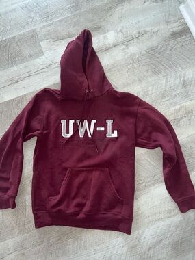 University of Wisconsin - LaCrosse UW-L Maroon Hooded Sweatshirt